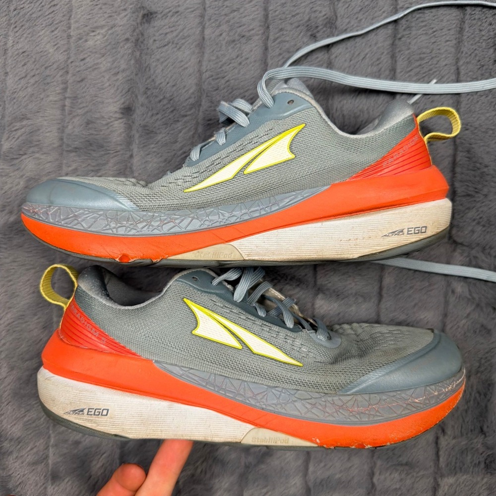 Altra Paradigm 5 Womens Gray Orange Running Shoes AL0A4VQY007 Size 7.5